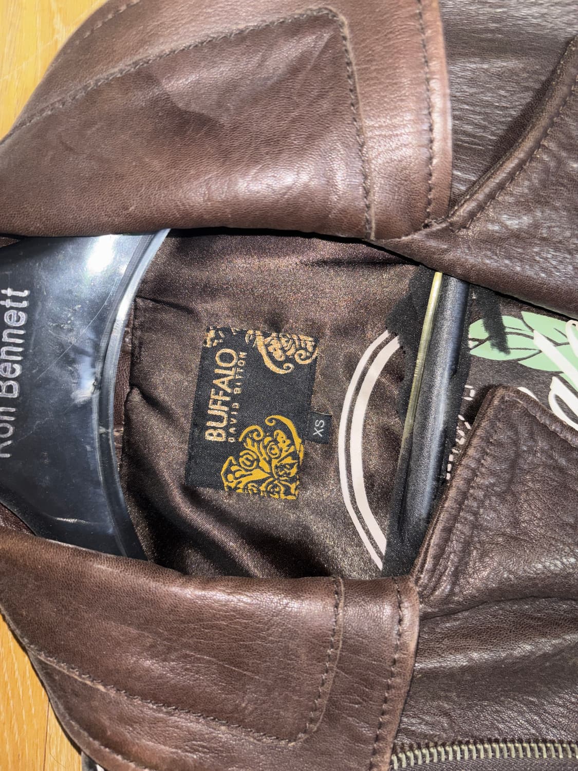 버팔로 데이비드 비튼 브라운 레더자켓 상품이미지3