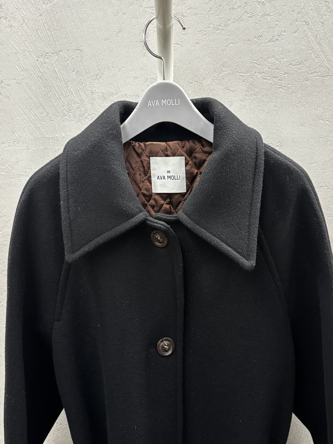 AVA MOLLI 아바몰리 울 싱글 코트 S 상품이미지3