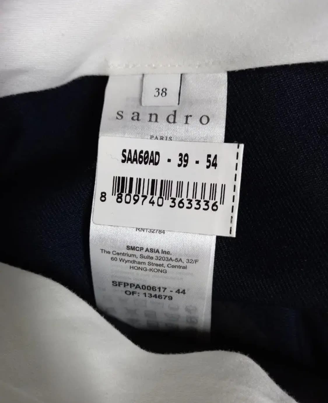 새 산드로 SANDRO 춘추 일자 통핏 팬츠 66.55 상품이미지8