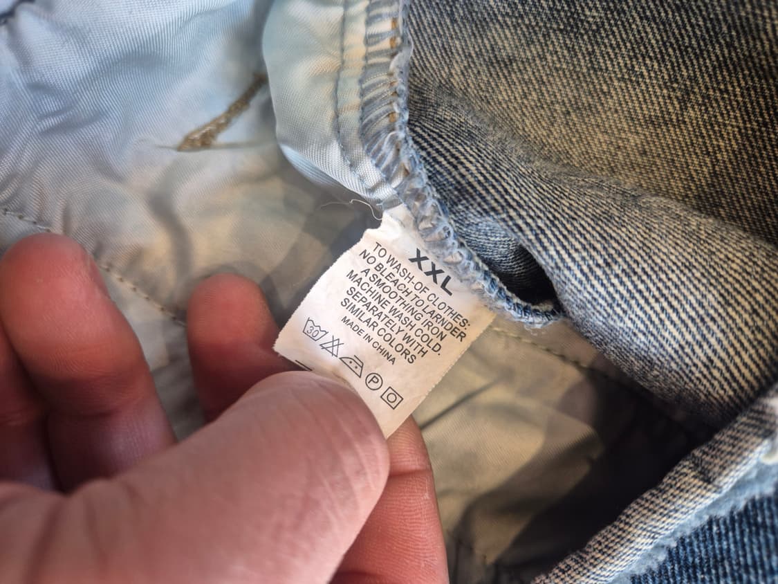 인비저블(INVISIBLE) 빈티지  데님 자켓  - XXL 상품이미지7