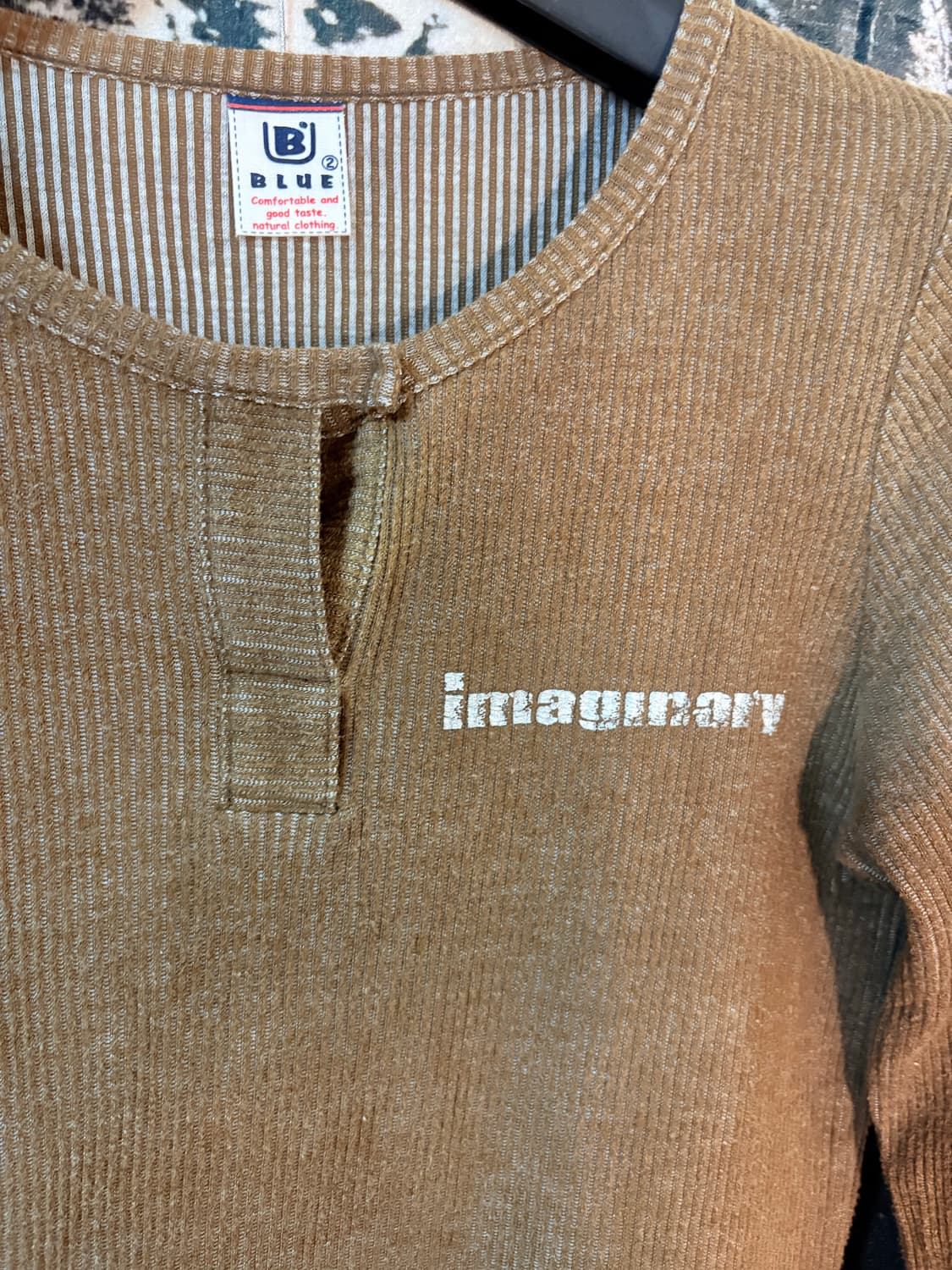 Blue Henley t-shirt   상품이미지3