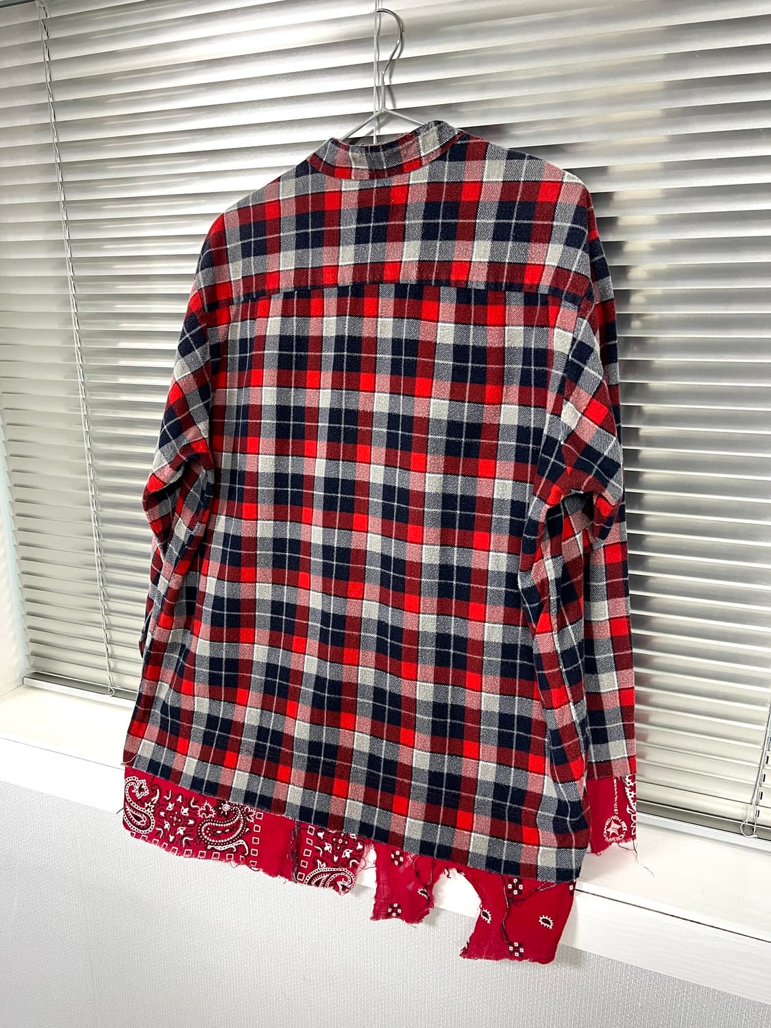 OLDPARK-PAISLEY PULLOVER SHIRT (RED)  상품이미지6