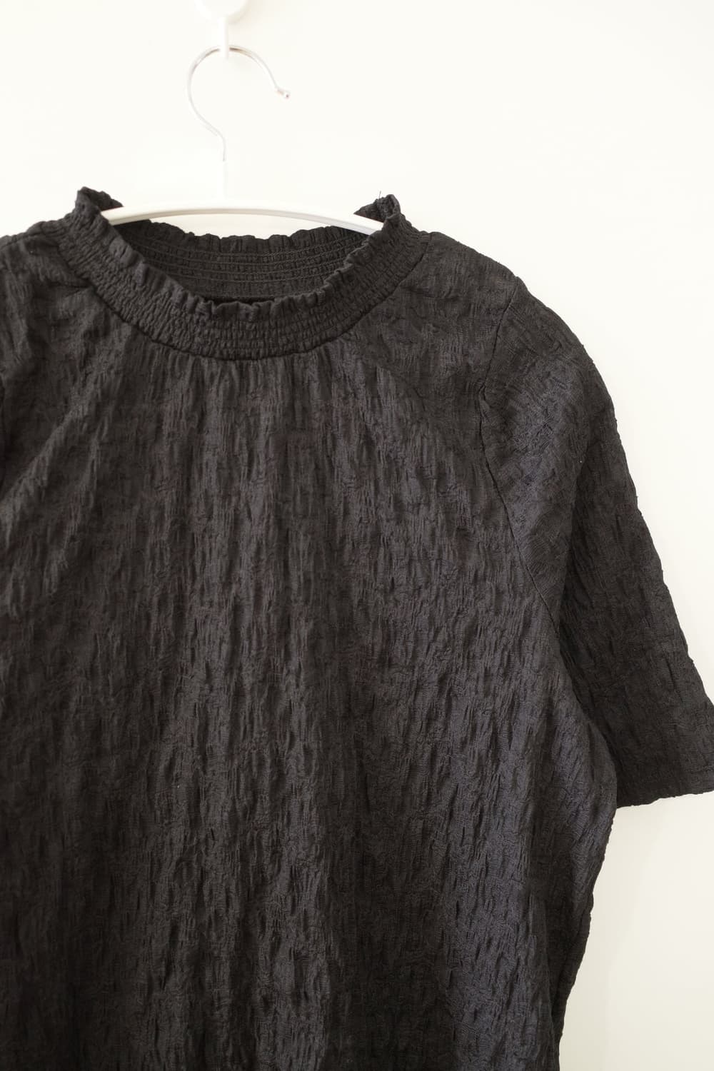 Pleated Black T-Shirts  상품이미지6