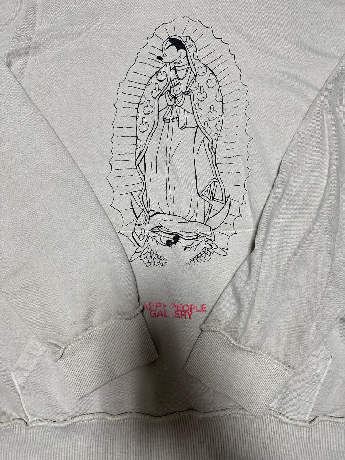 해피피플갤러리 미키마우스 퍽유 후드 상품이미지3