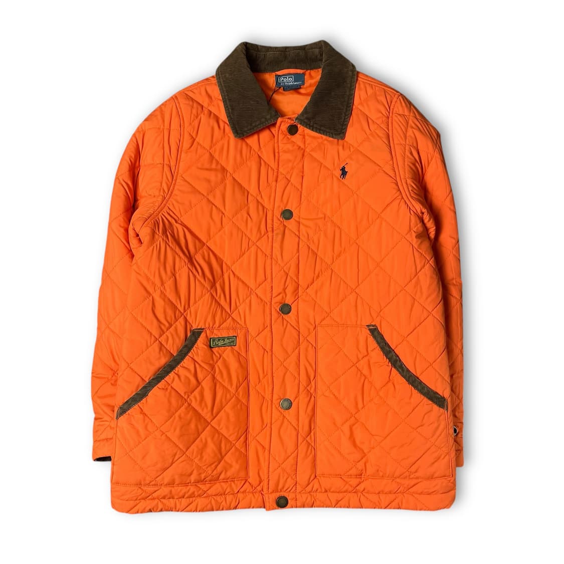 폴로랄프로렌 오렌지 코듀로이 카라 퀄팅 자켓 L (14-16) 상품이미지1