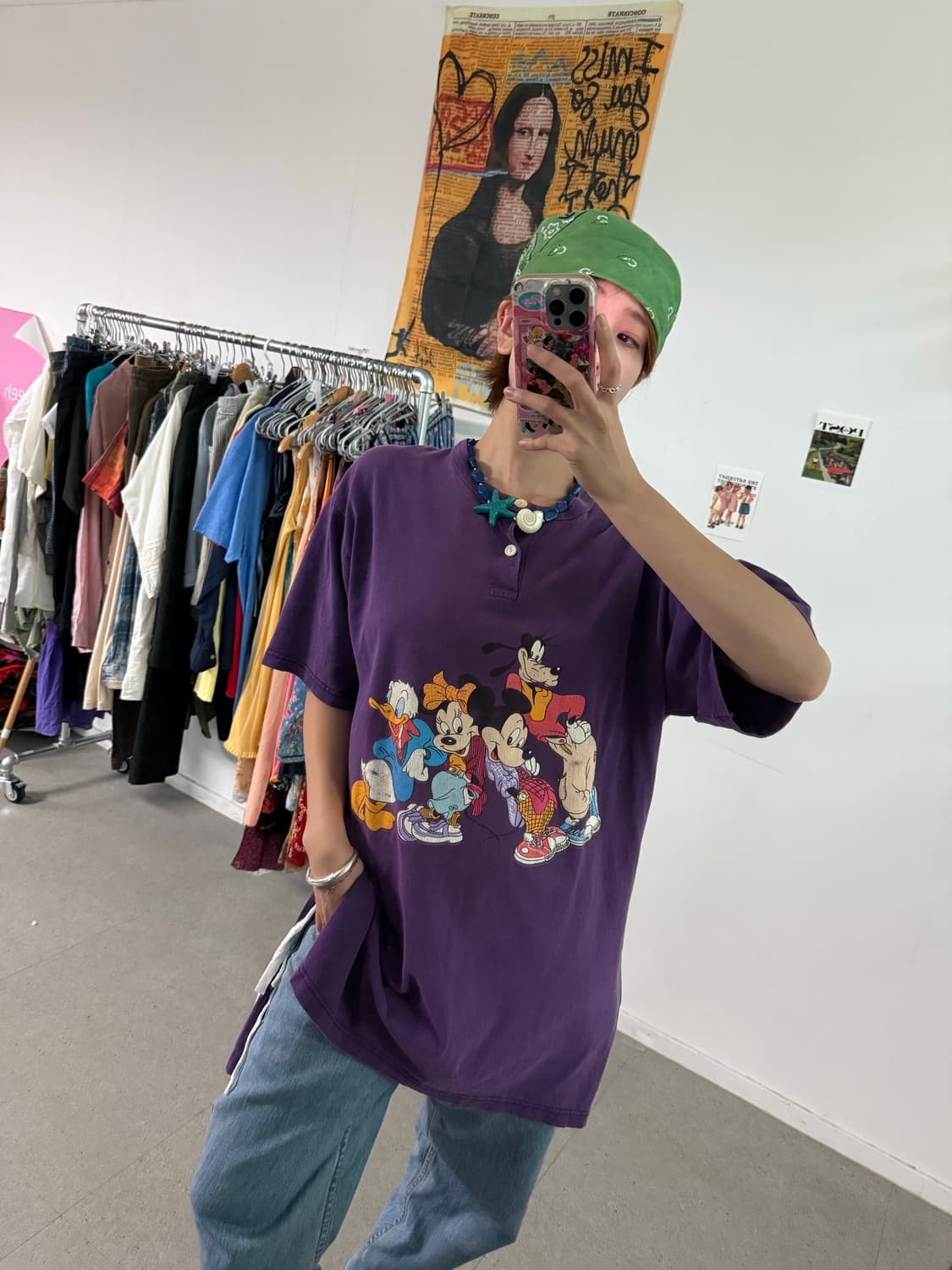 Usa disney print tshirt 디즈니 상품이미지2