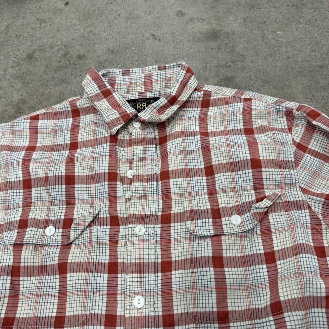 RRL 더블알엘 체크 코튼 워크 셔츠 상품이미지2