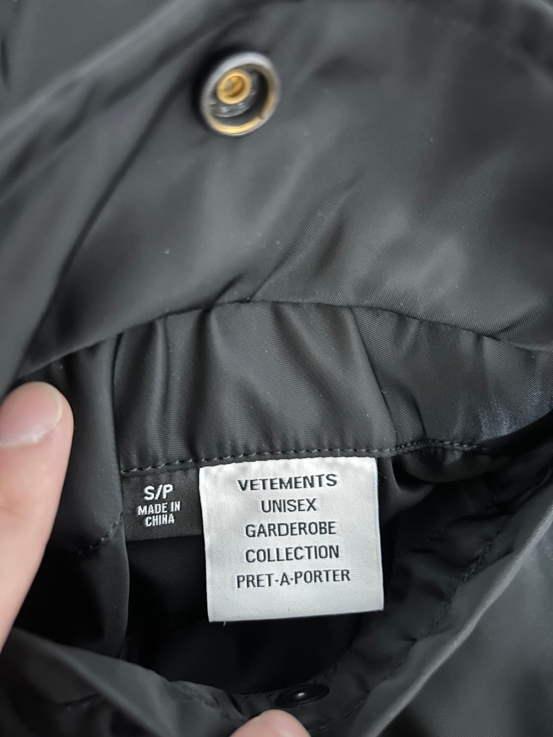 [S] 베트멍 알파인더스트리 후드 봄버 마원 자켓 블랙 상품이미지6