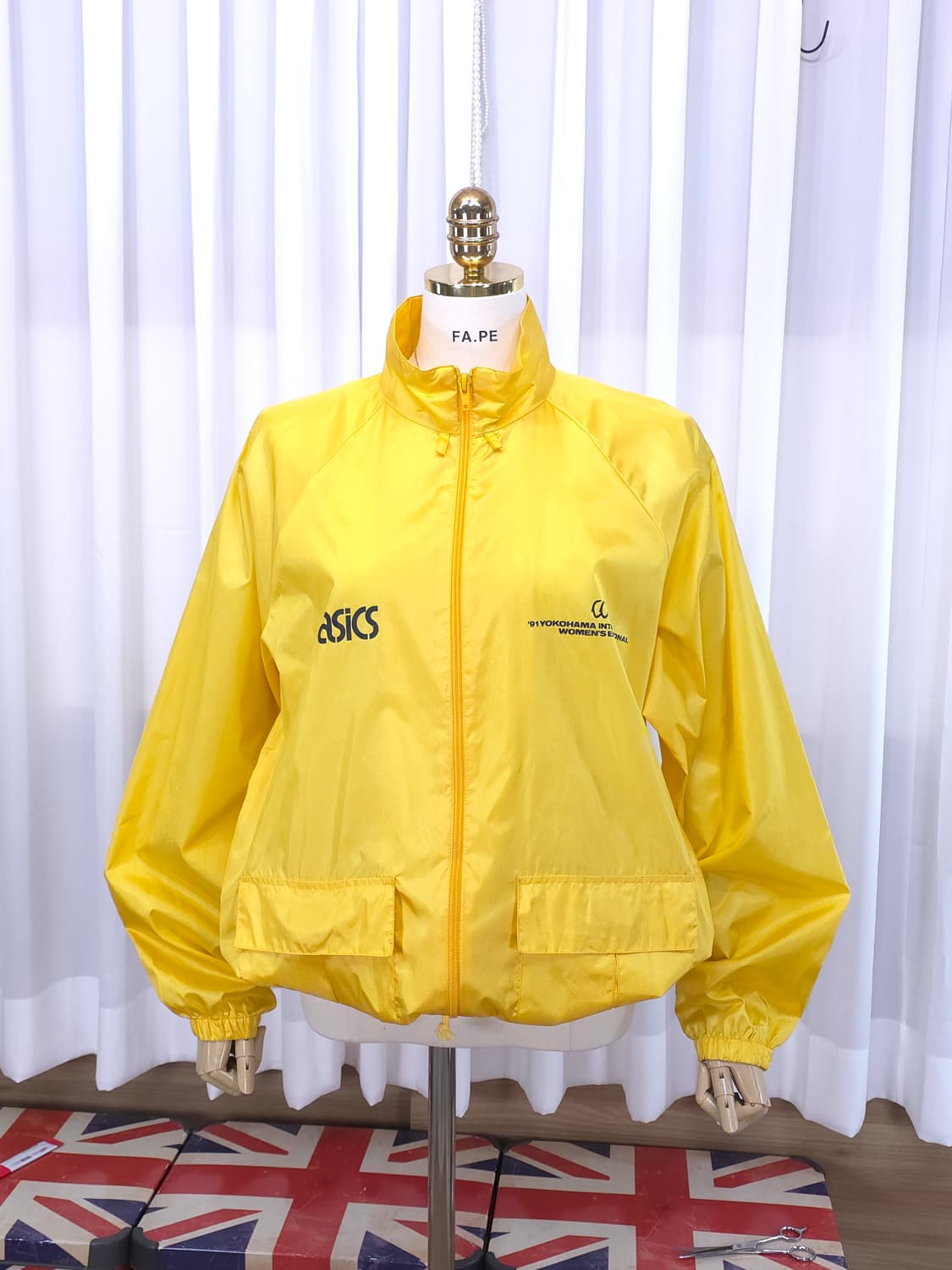 아식스 91's 요코하마 여성 바람막이 L 상품이미지4
