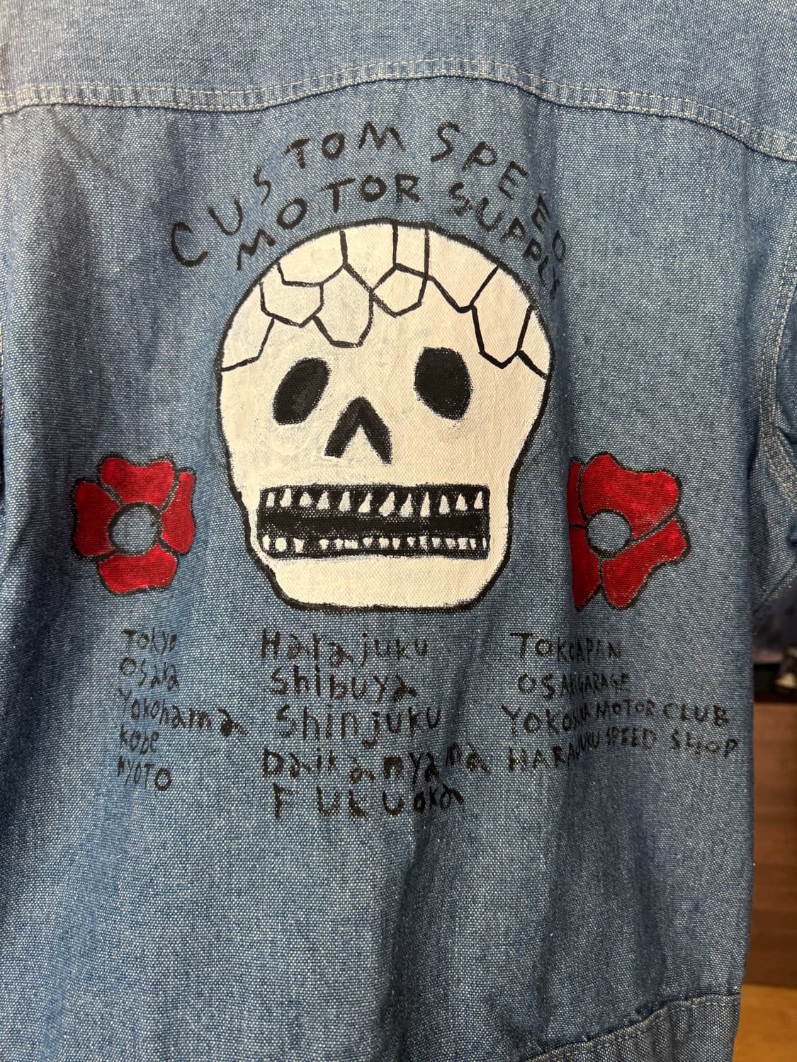 USA 워크자켓 (핸드메이드 백 프린팅) 상품이미지4