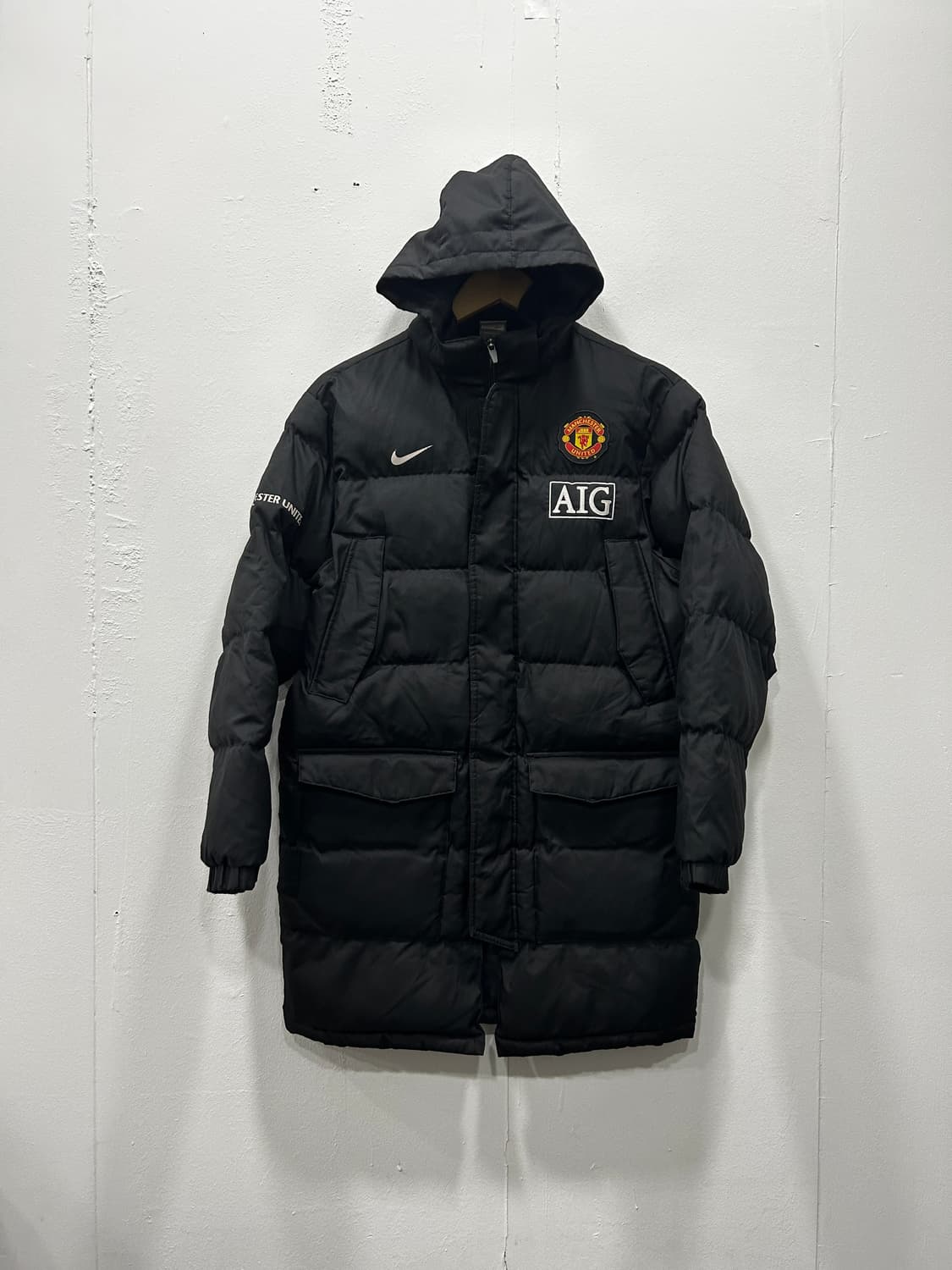 나이키 맨체스터유나이티드 AIG 패딩 블랙 95 상품이미지1