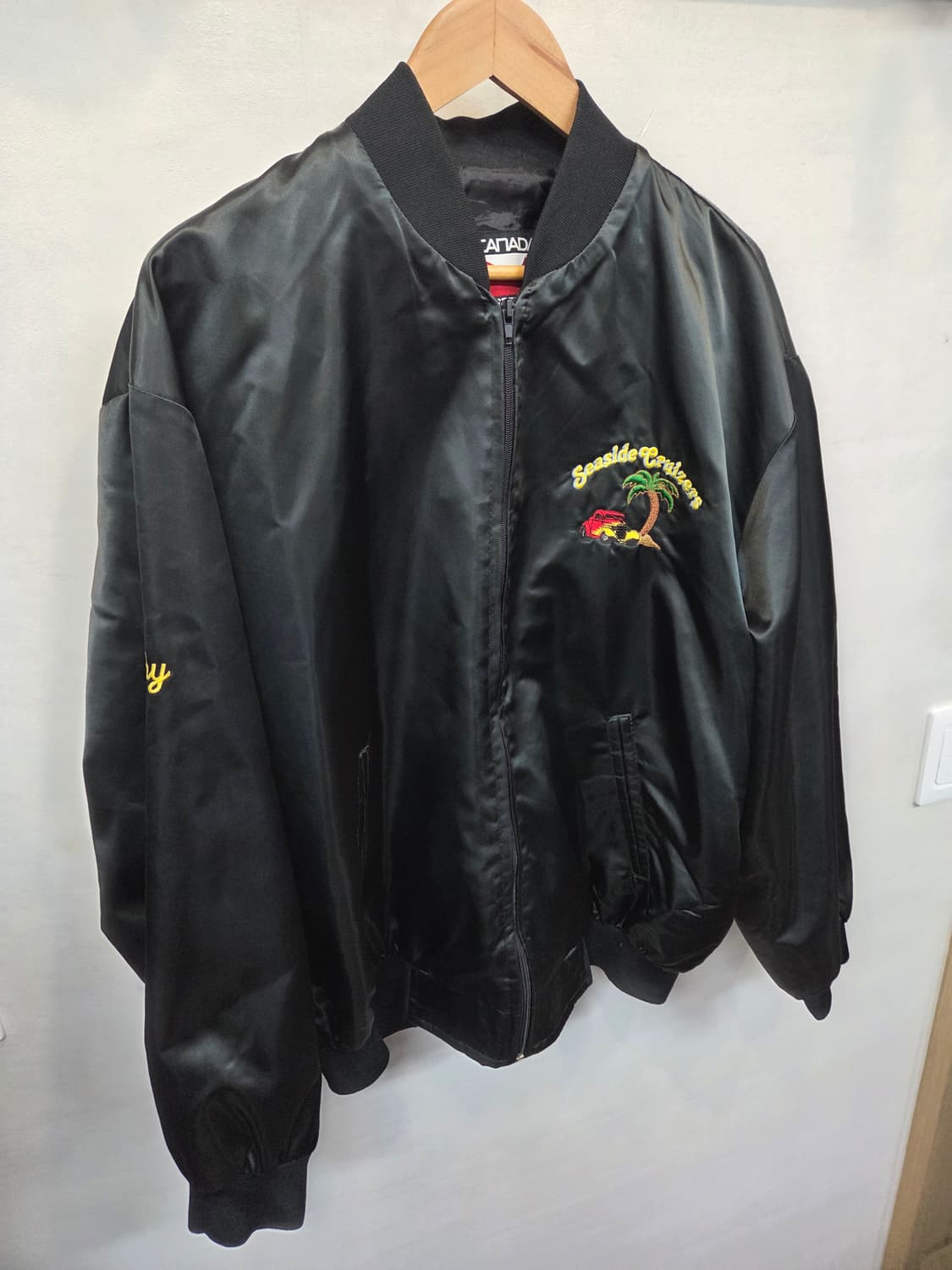 캐나다 스포츠웨어 빈티지 90s 자수로고 봄버 자켓 xl 상품이미지6