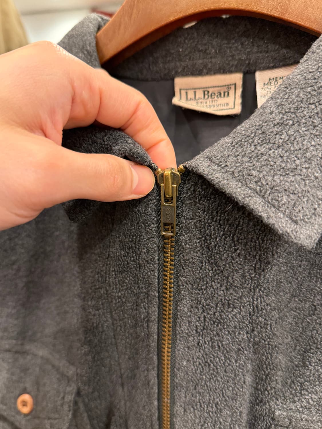 00s L.L.Bean 엘엘빈 플리스 투포켓 집업 자켓 상품이미지4