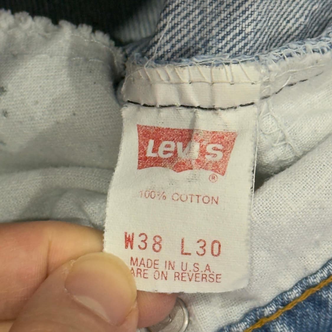 90s 리바이스 506 데님팬츠 W38 L30 상품이미지6