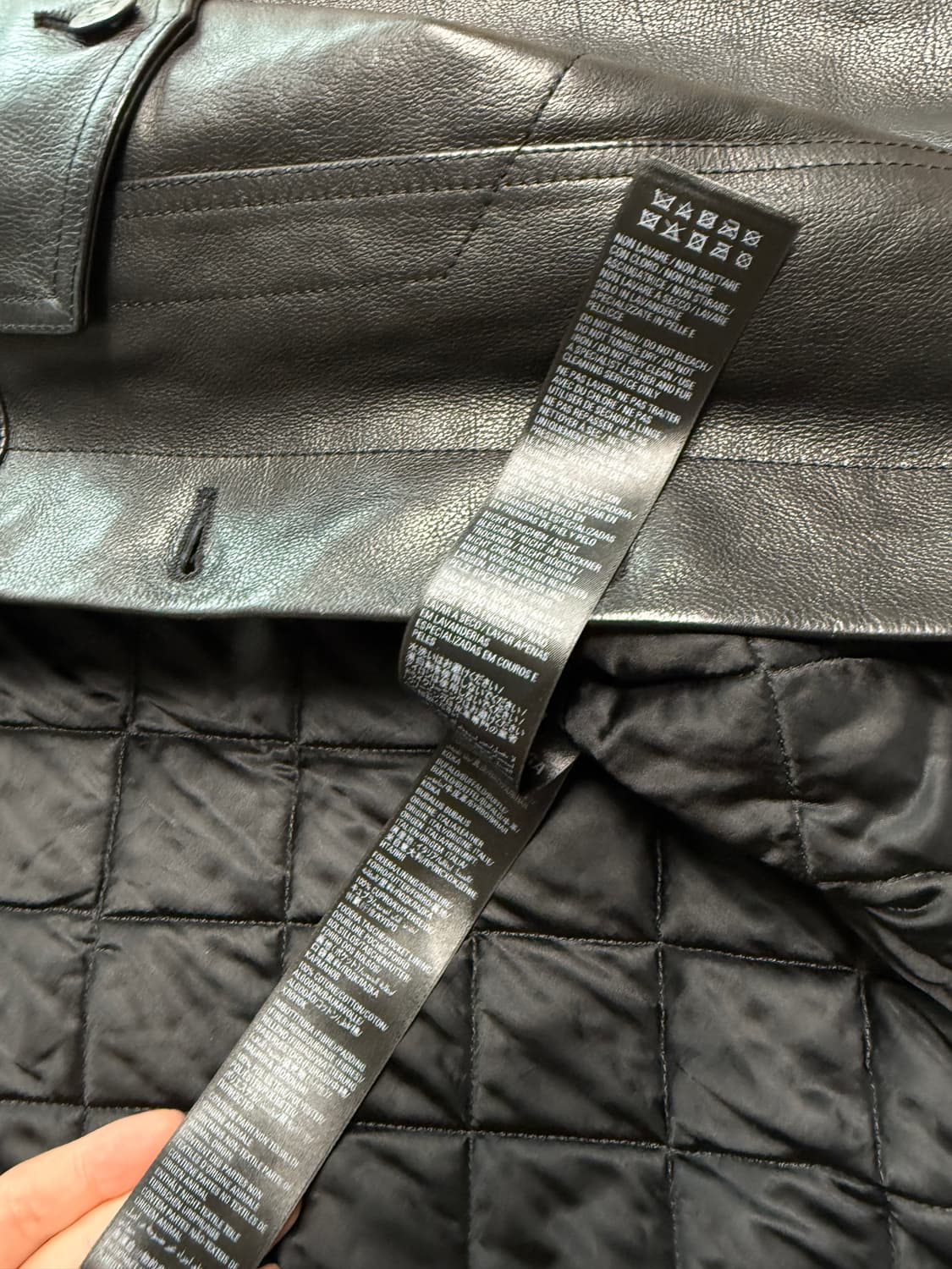 [xs] 발렌시아가 버팔로 레더 자켓 상품이미지7