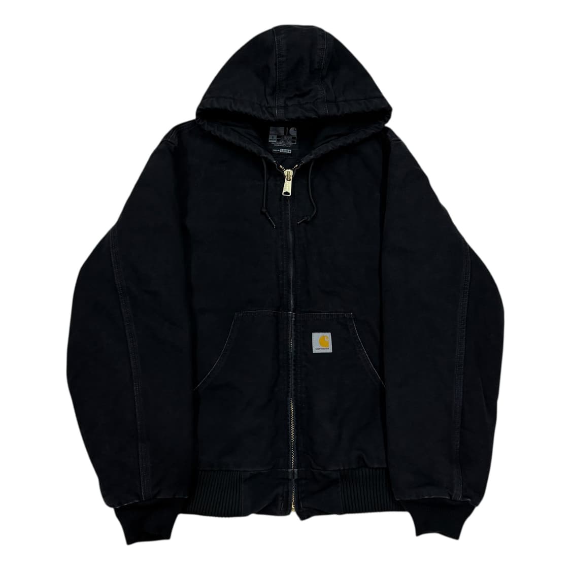 칼하트 J140 덕 액티브 누빔 후드 자켓 블랙 S 상품이미지1
