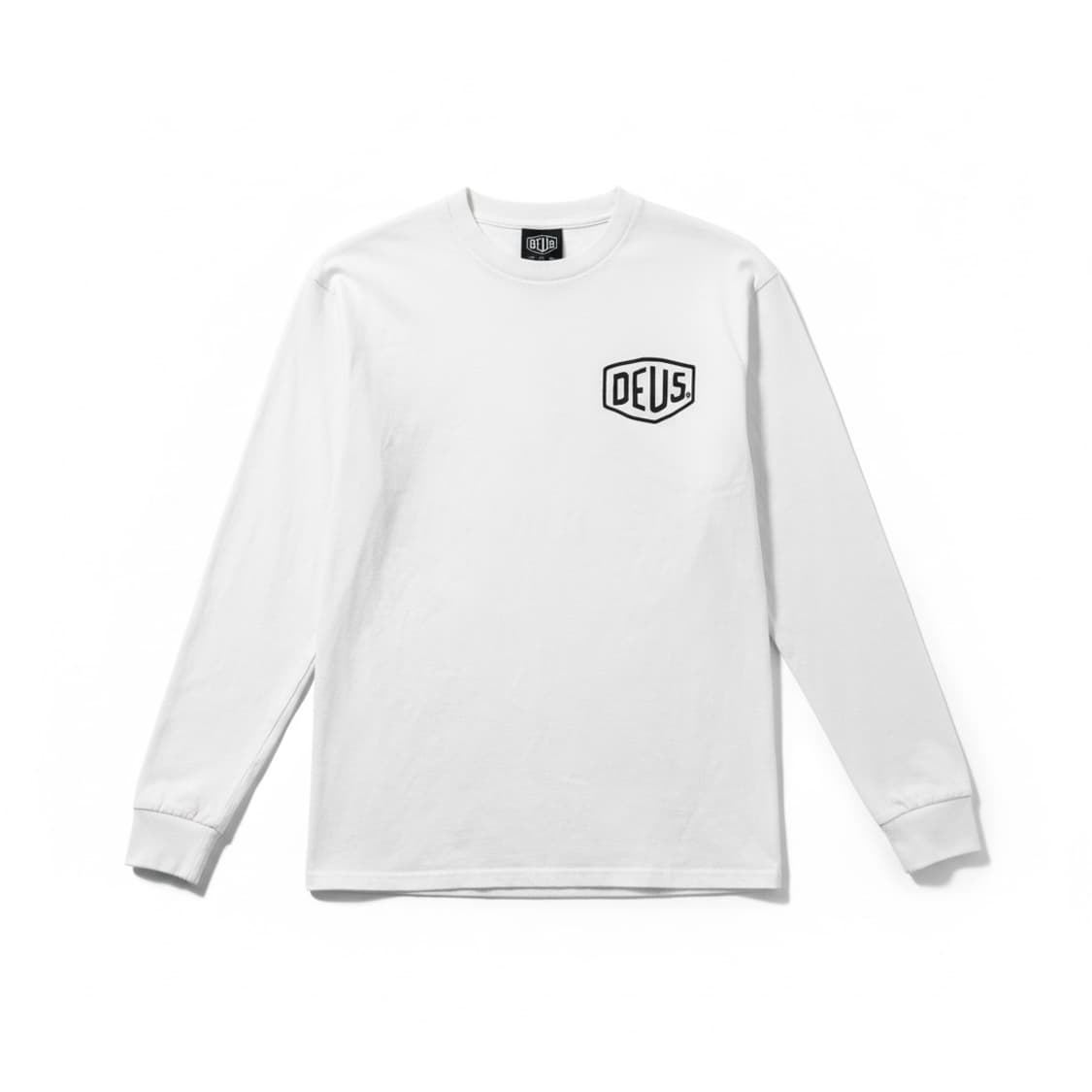 데우스 화이트 긴팔 티셔츠 상품이미지1
