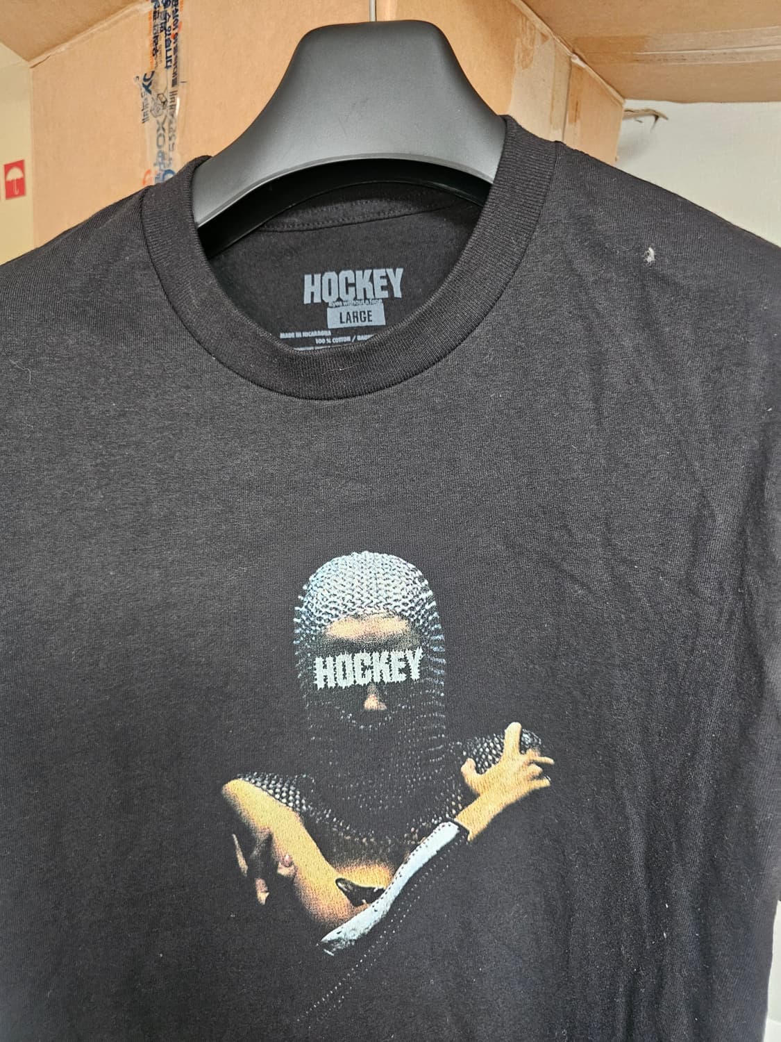 새제품 하키 HOCKEY 프린팅 반팔 티셔츠 팔아요 라지 l 상품이미지2