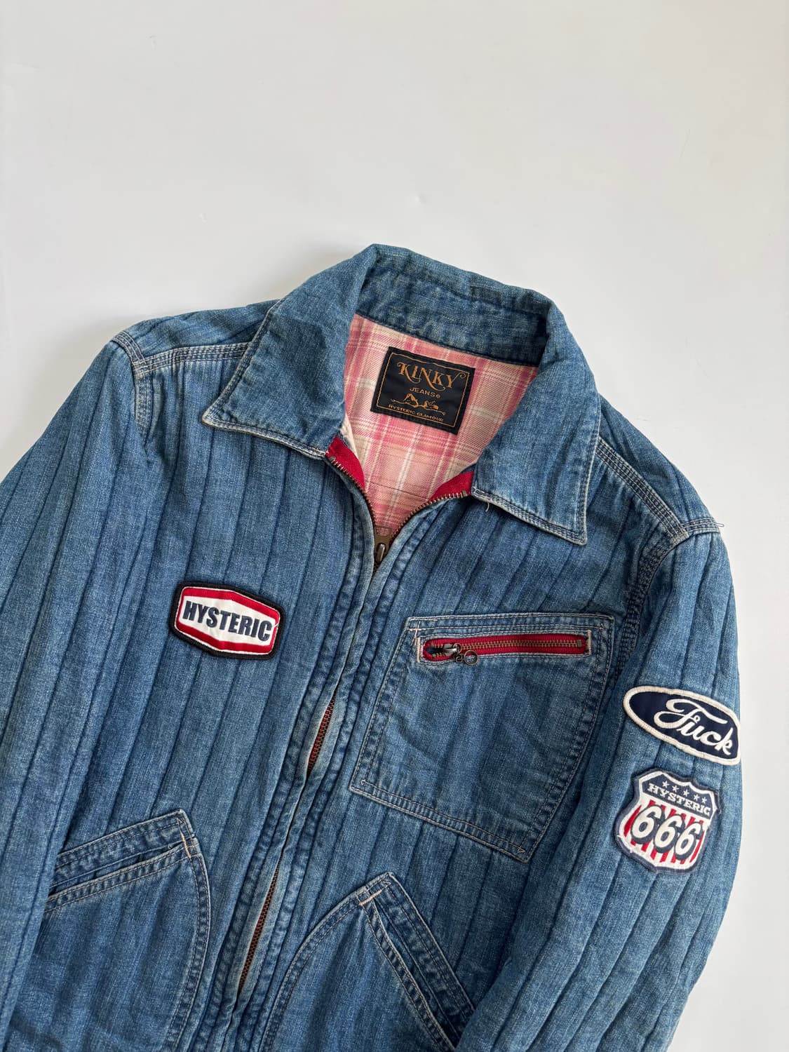 Hysteric Glamour 히스테릭글래머 데님 패치워크 자켓 상품이미지2