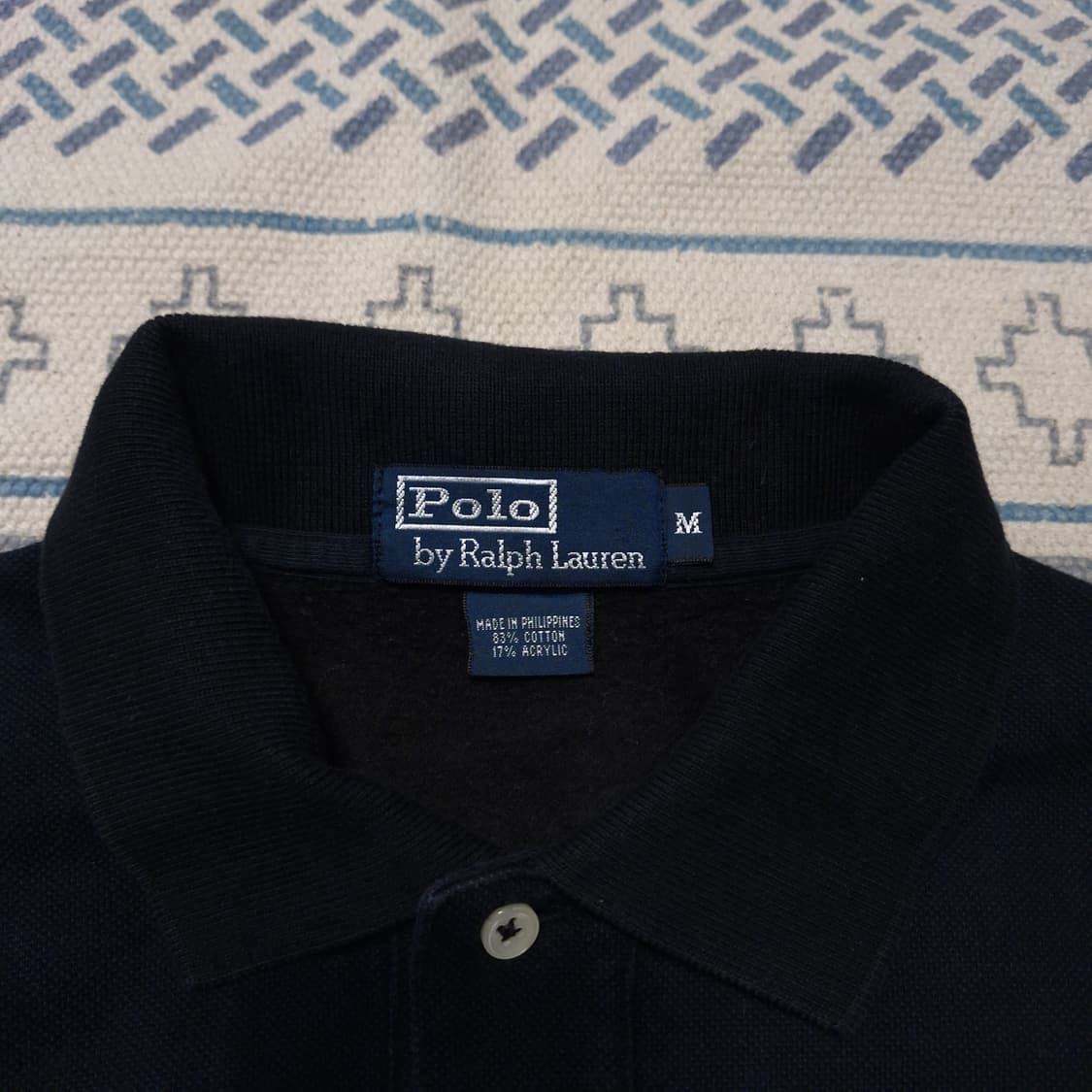 폴로랄프로렌 네이비 레드포니 아메카지 카라넥 코튼블렌드 긴팔 롱슬리브 상품이미지7