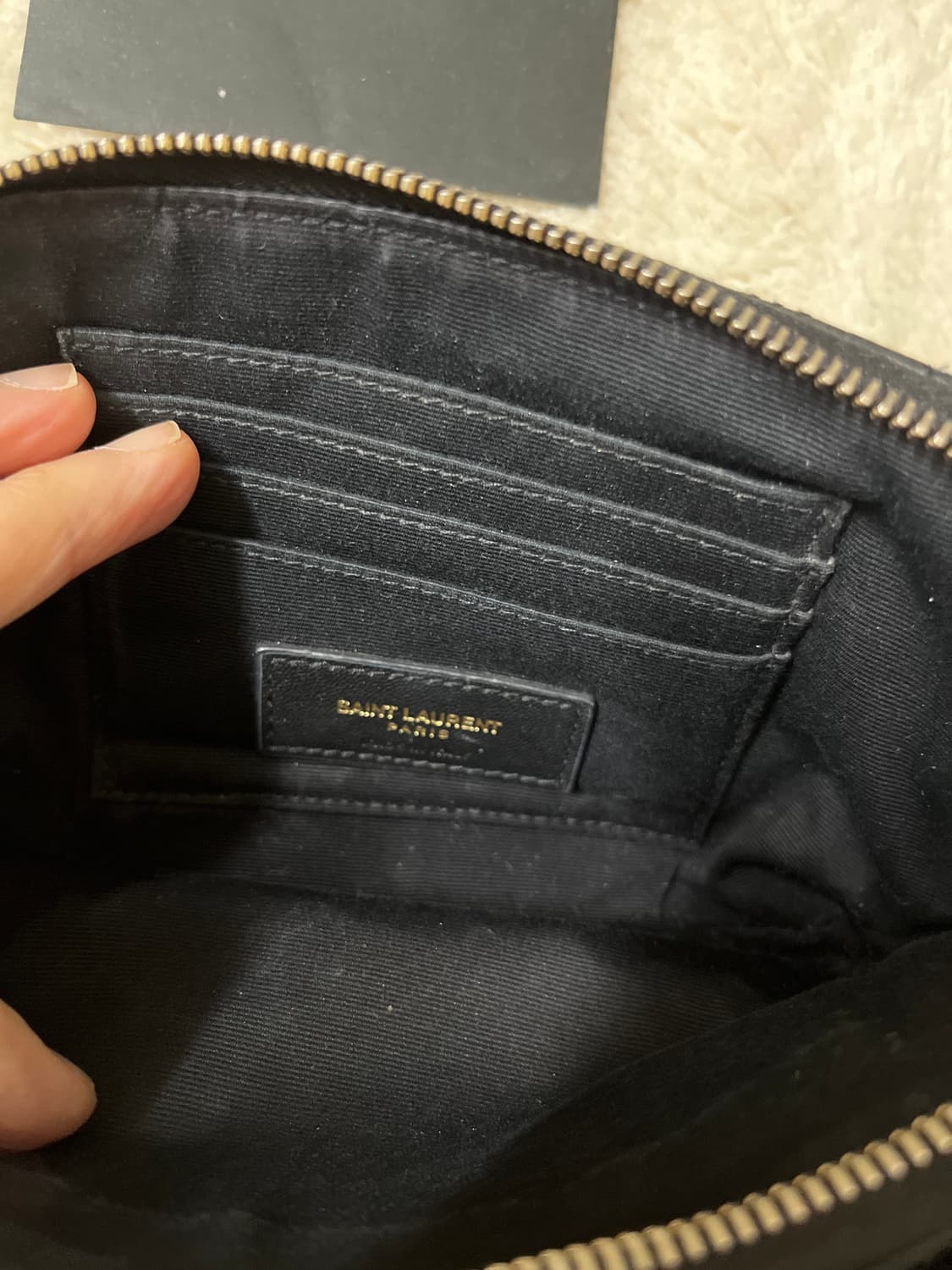 생로랑 베키 더블 지퍼 크로스백 상품이미지5