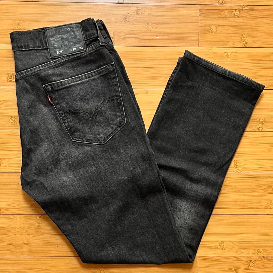 리바이스 505 블랙진 데님팬츠 W30 L32 상품이미지1