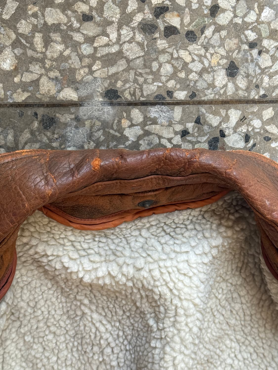 90s 빈티지 소가죽 자켓(O49) 상품이미지5