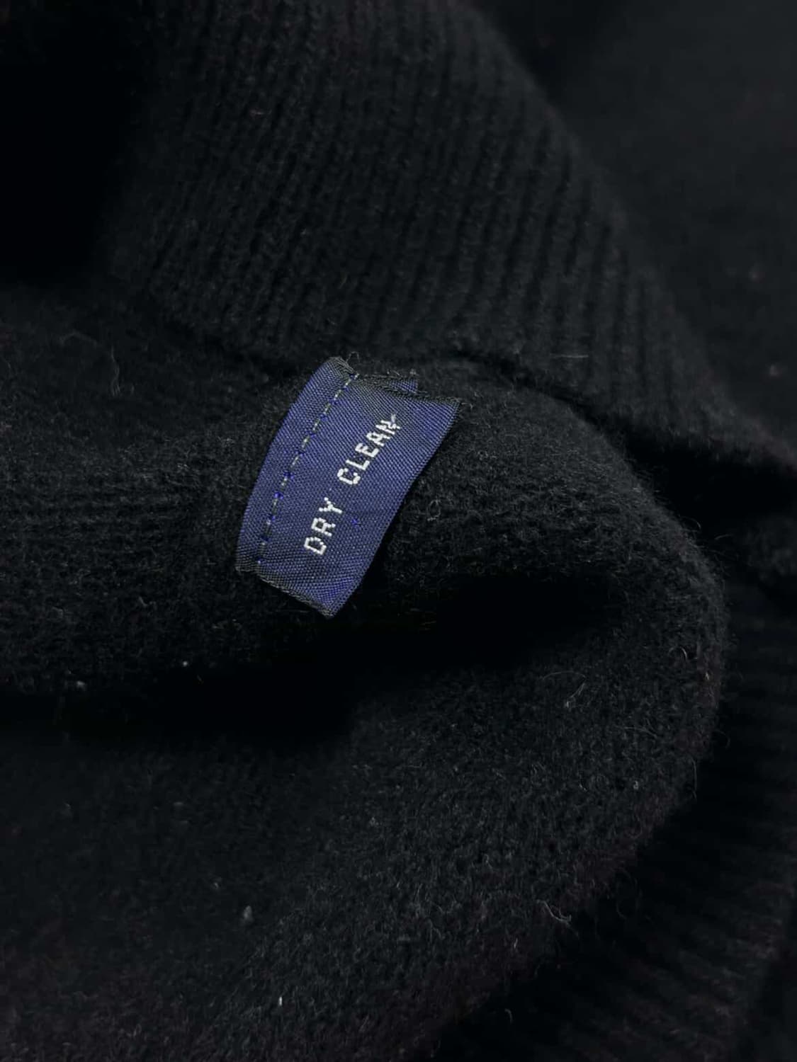 폴로 블랙 램스울 브이넥니트 상품이미지7