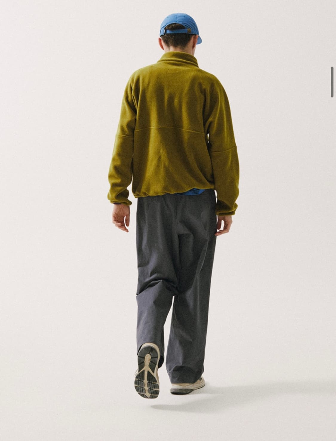 토마스모어 플리스 하프집업 그린 상품이미지3