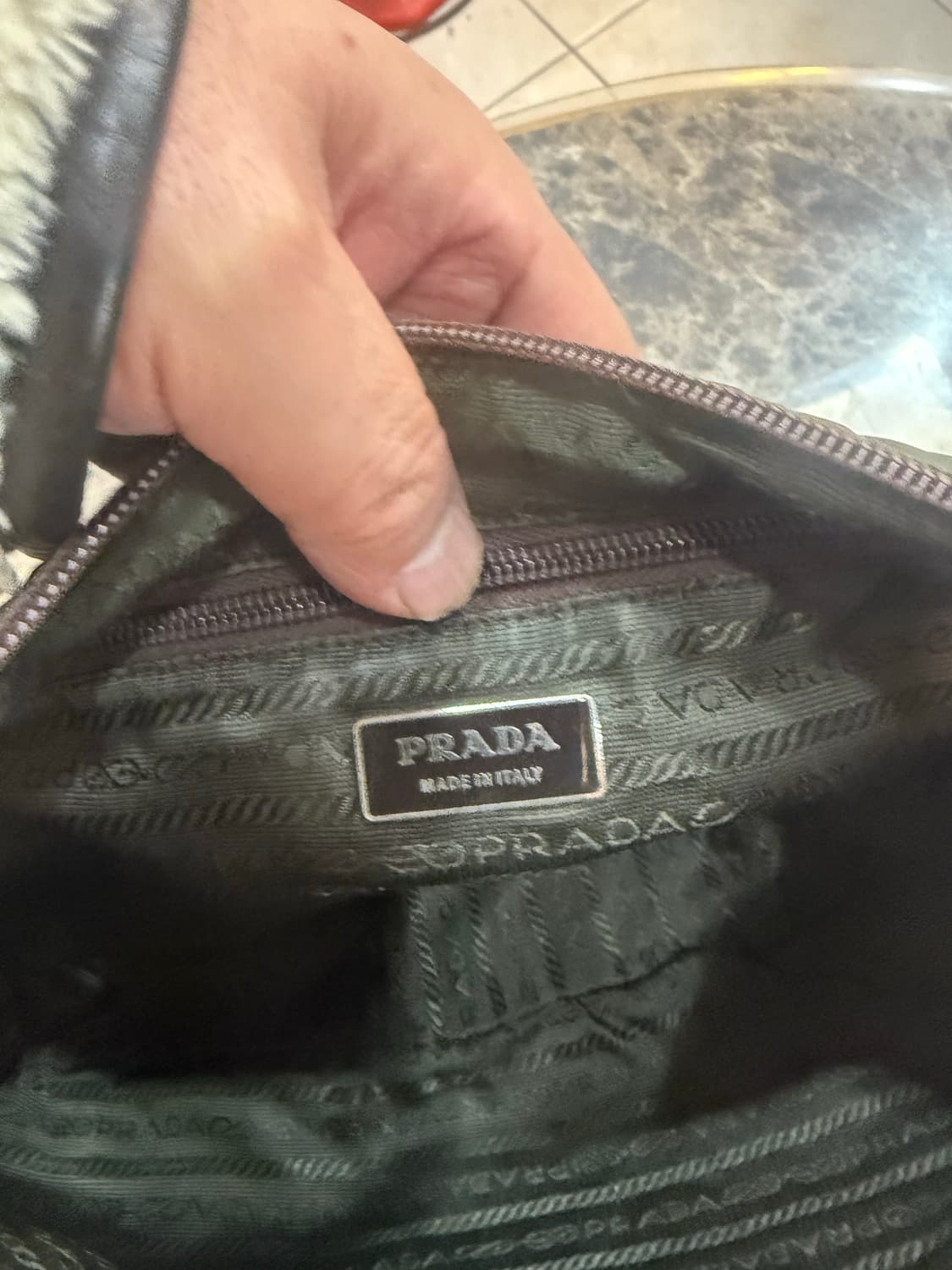 정품 프라다 나일론 플라워 쇼퍼백 팝니다 상품이미지8