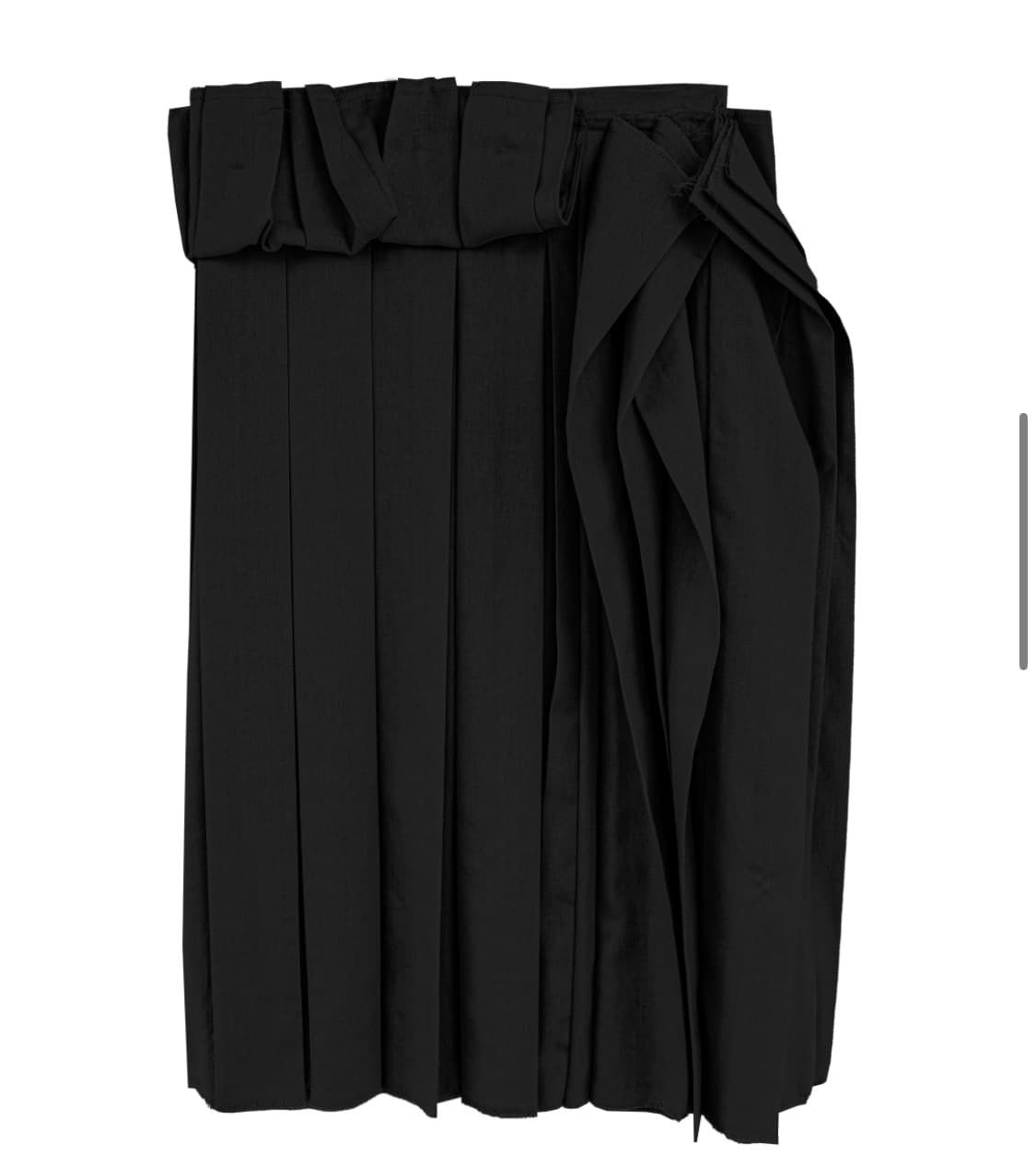 [Eont’s]2025 Offbeat pleats skirt -black 상품이미지2