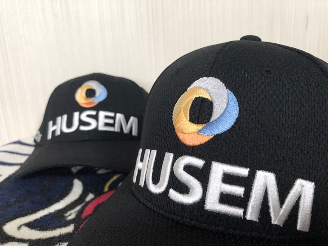 팀휴셈(HUSEM)골프단 일본투어 프로골퍼모자/캡(검) S 상품이미지5