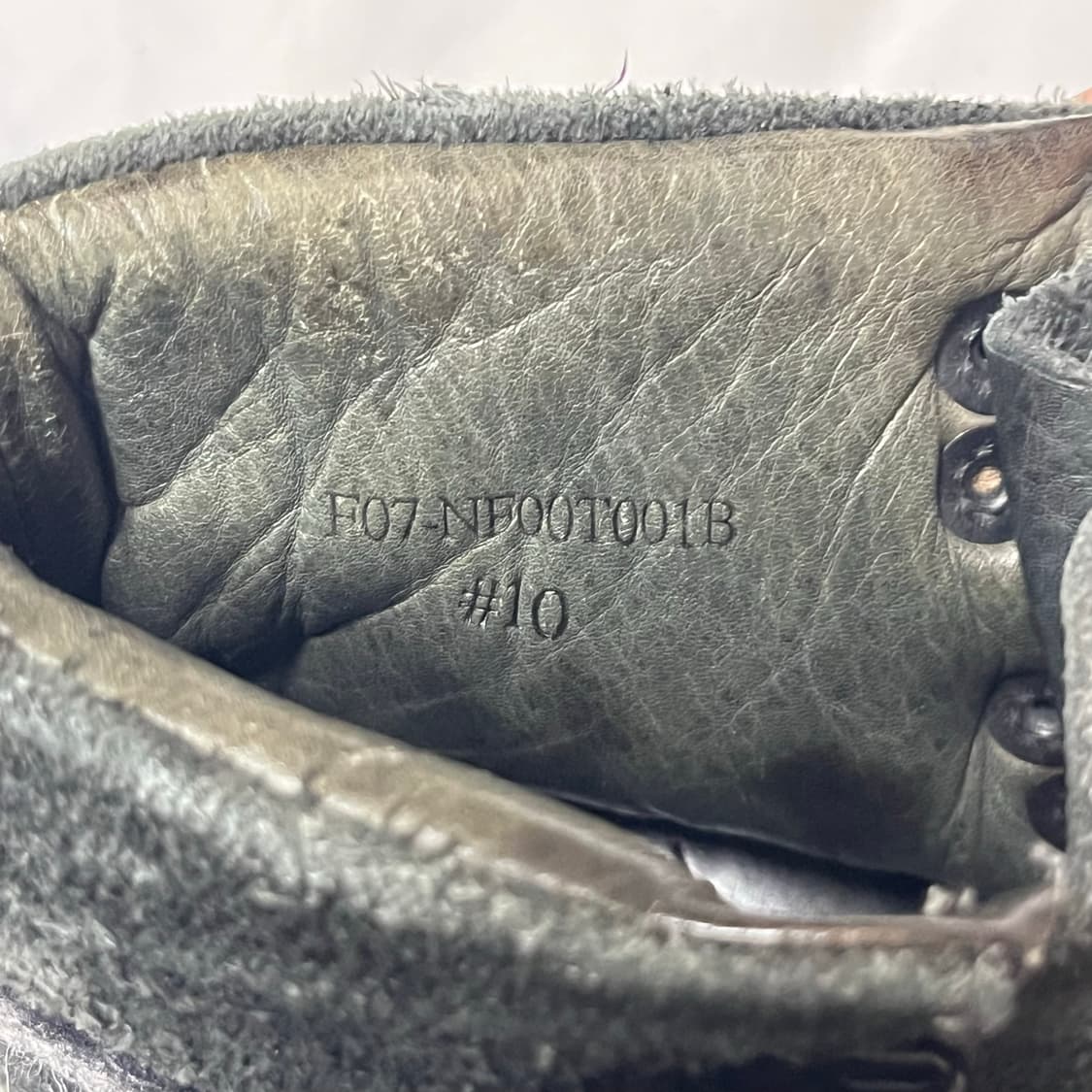 [07aw] 넘버나인 니트 도킹 스웨이드 트레킹 부츠 상품이미지8
