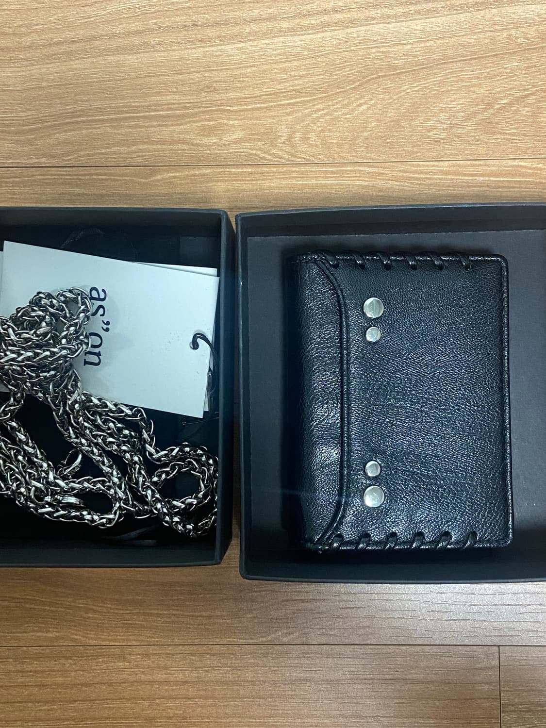 애즈온 카드지갑 ason BRYNN CHAIN 브린 체인 상품이미지3