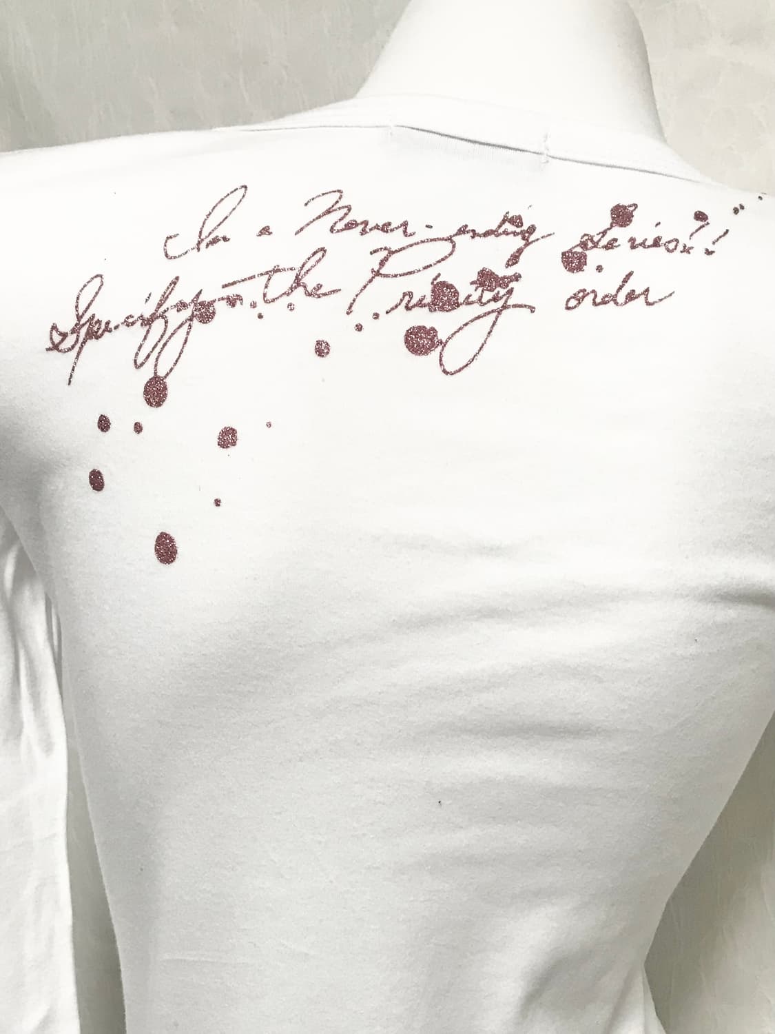 빈티지 갸루 펑크 벨벳 글리터 롱슬리브 탑 상품이미지5