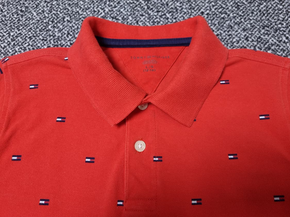 [무료배송][150]타미힐피거 키즈 피케 반팔티 카라티 상품이미지5