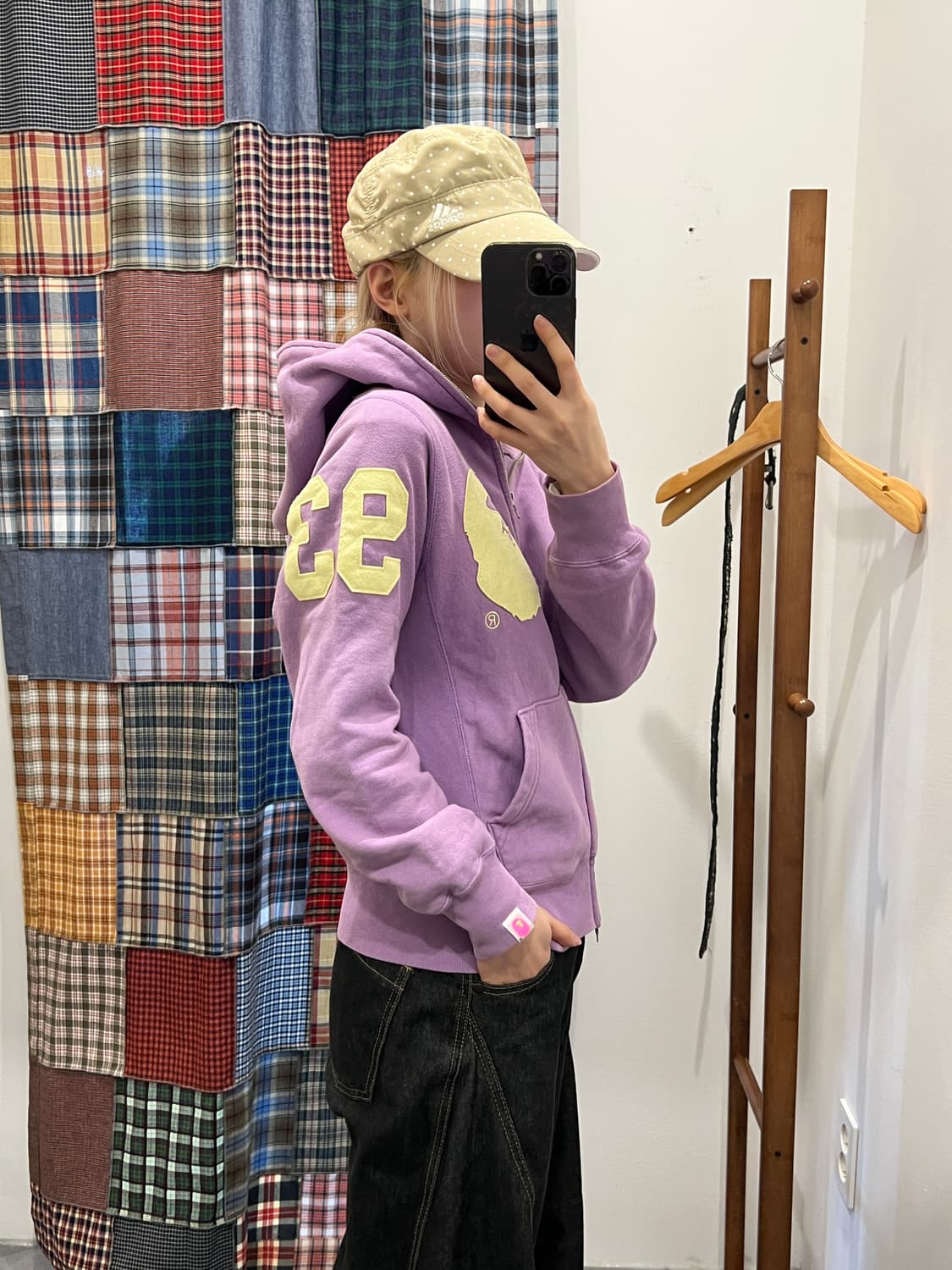 베이프 라벤더 사루 후드집업 상품이미지4