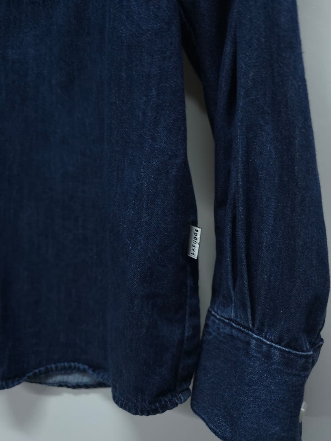 라퍼지스토어 여성 딥블루 데님 셔츠 (S) 상품이미지6