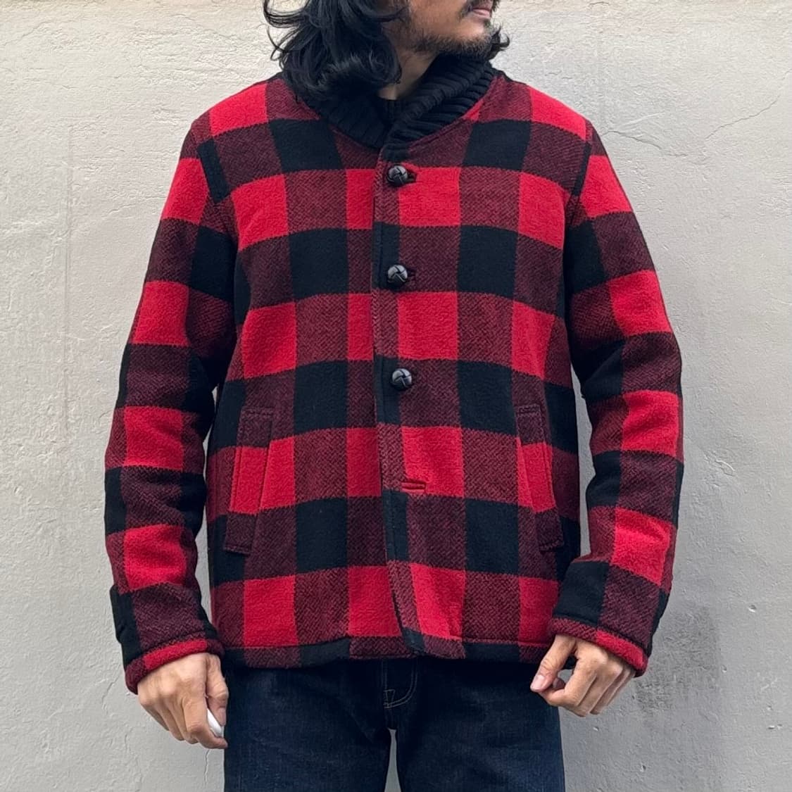 90년대 미국 파이브 브라더 울 워크 자켓 상품이미지8