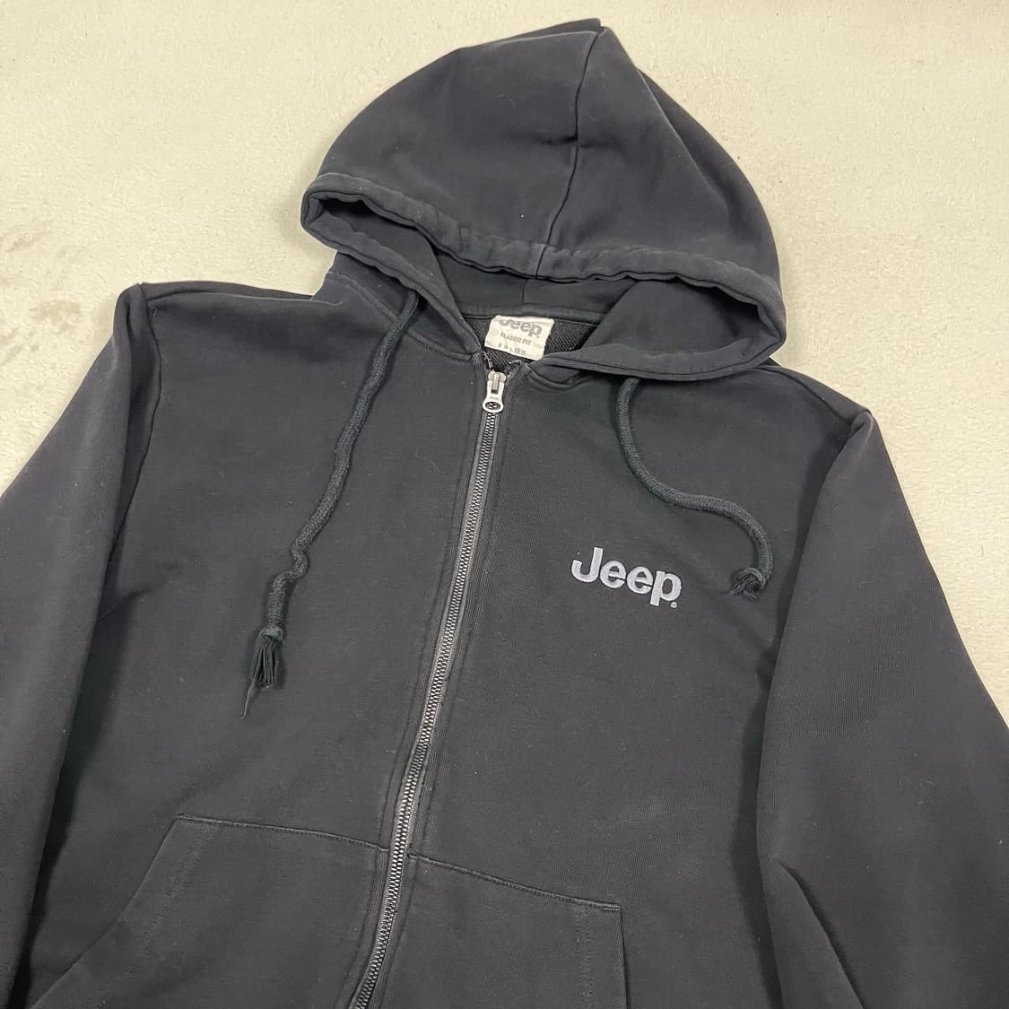 Jeep Black Hoodie Zip-up 상품이미지5