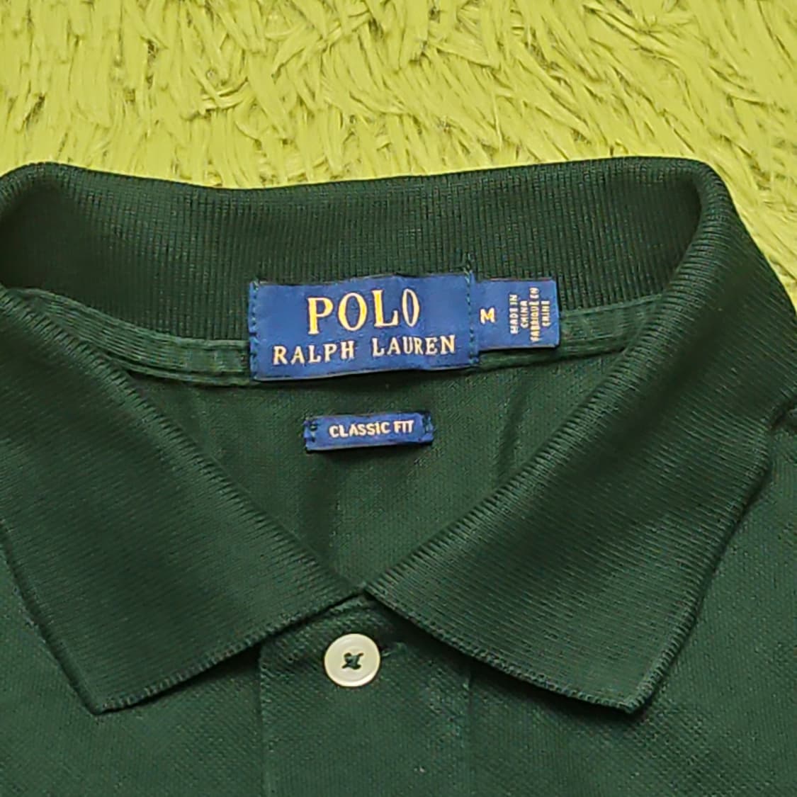 폴로 랄프로렌 클래식핏 반팔 카라티 M 상품이미지3