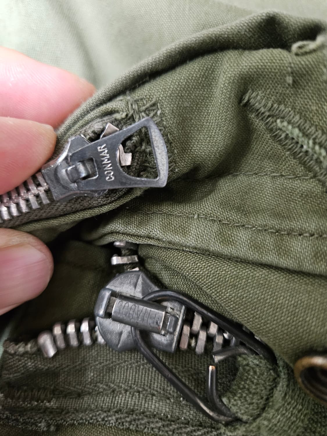 60s 2세대 은지퍼 og m65 미군 필드자켓 s/l 상품이미지6