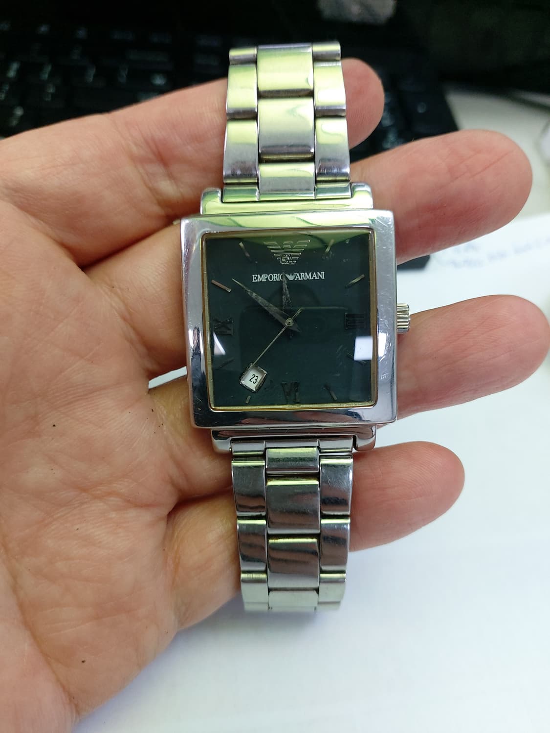 엠포리오 아르마니 남성 메탈 시계 상품이미지1