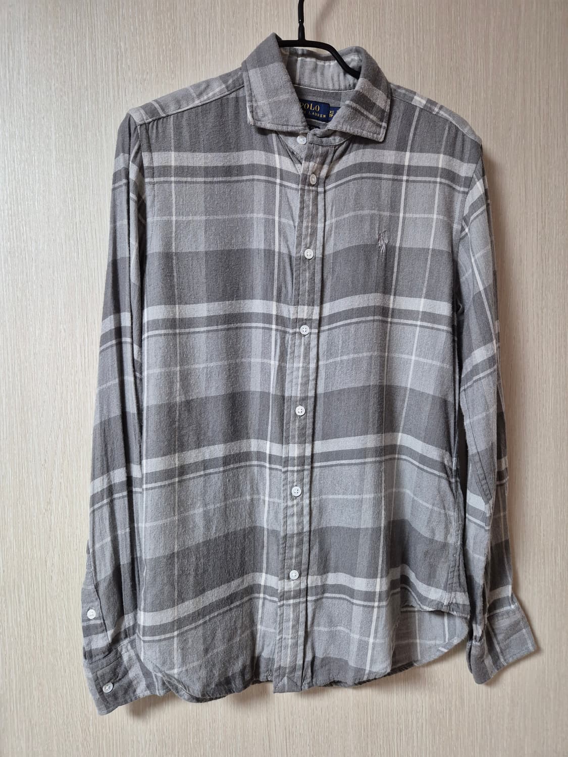 (신형) 폴로 랄프로렌 울셔츠 울체크남방 XS 우먼 상품이미지1