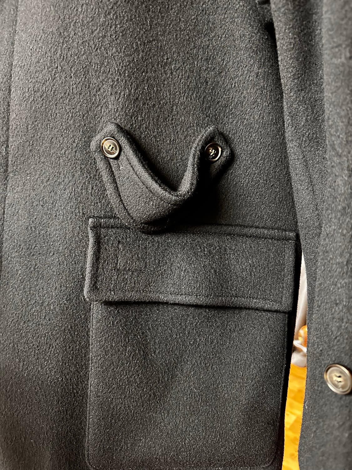 [M] 22FW 홀리선 울 코트 다크네이비 상품이미지5