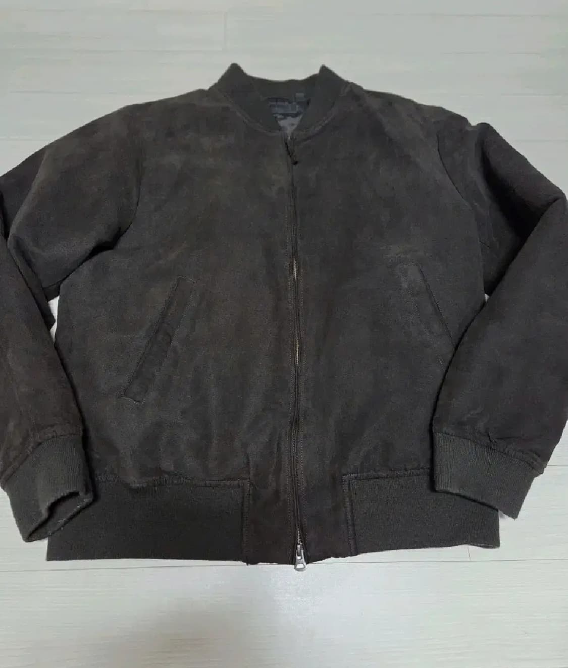 유니클로 스웨이드 블루종 자켓 상품이미지1