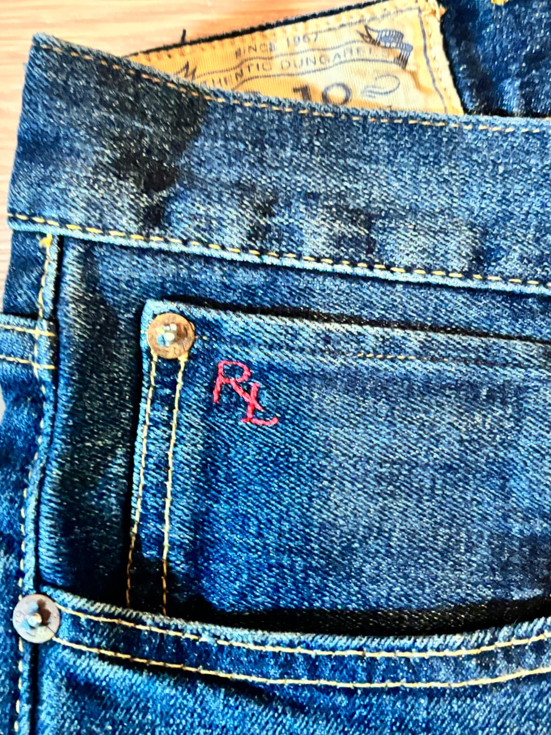 폴로 랄프로렌 에이버릭 슬림 스트레이트 데님 38 상품이미지6