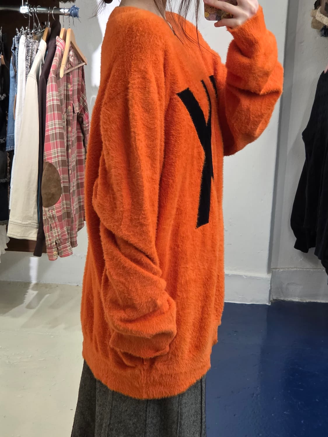 AlX 아르마니 익스체인지 오렌지 AX 니트 상품이미지2