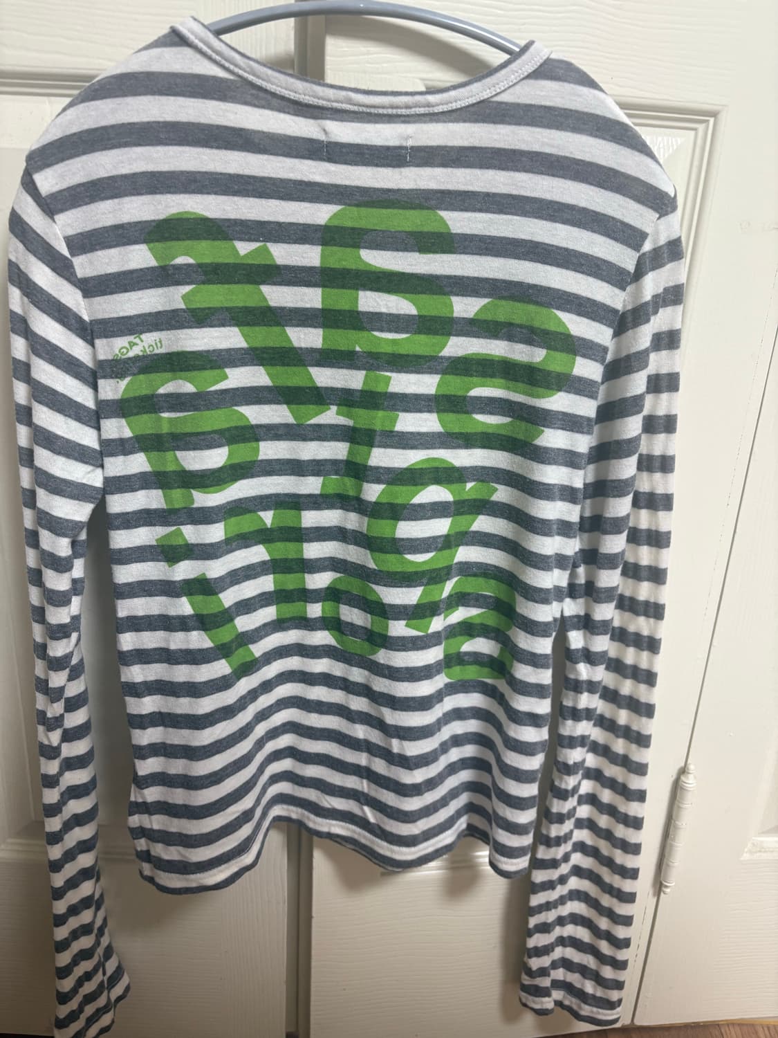 사파리스팟 1/2 stripe border tee(gray) 상품이미지4