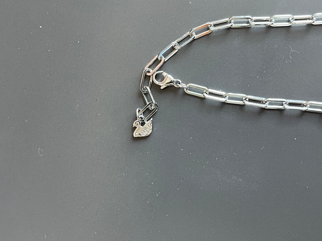 SWAROVSKI 스와로브스키 테디 펜던트 블루 목걸이 상품이미지8